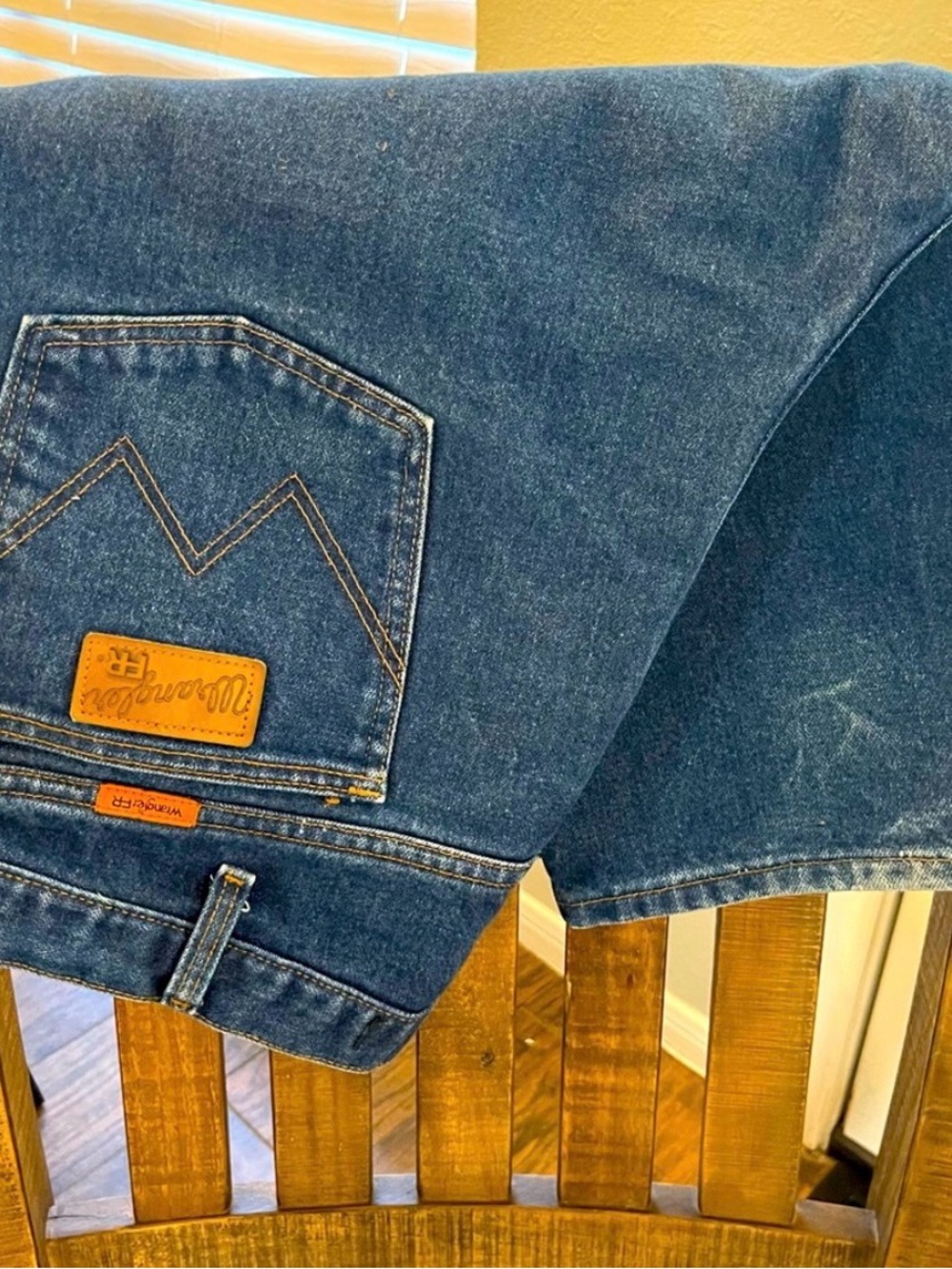 Wrangler FR13MWZ 40x34 Men’s Flame Resistant 13MWZ Cowboy Cut Jeans Blue